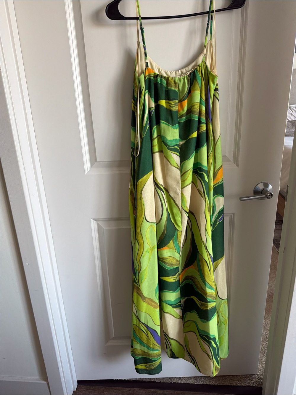 Sam Edelman Green Multi-Print Maxi Dress - Picture 6 of 8